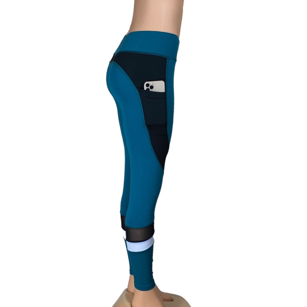 Women's Cutout High Waist Yoga Pants with Pockets Gym Leggings